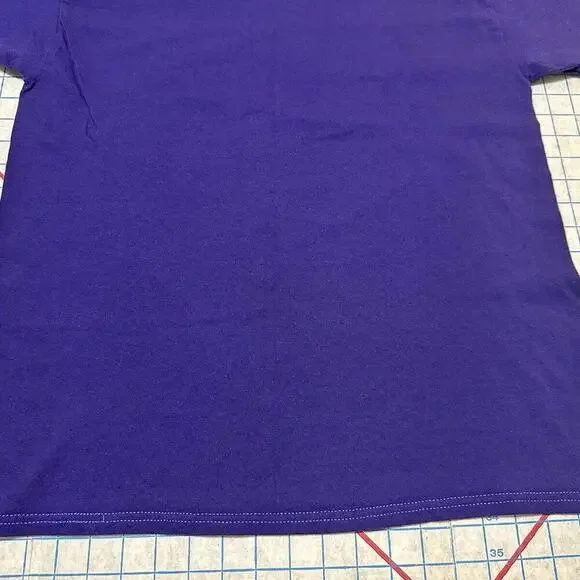 UW Washington Huskies Purple 80’s Wolf T-Shirt Men’s Size Large Y2K VTG Champion - Picture 9 of 13